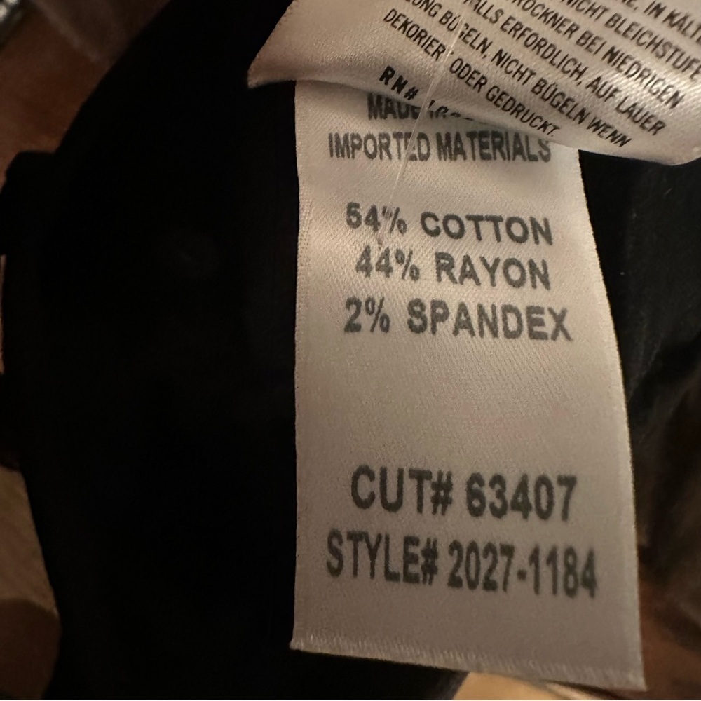 NWOT CITIZENS OF HUMANITY jolene high rise jean in black velvet size 33 reg $180 - Picture 11 of 11
